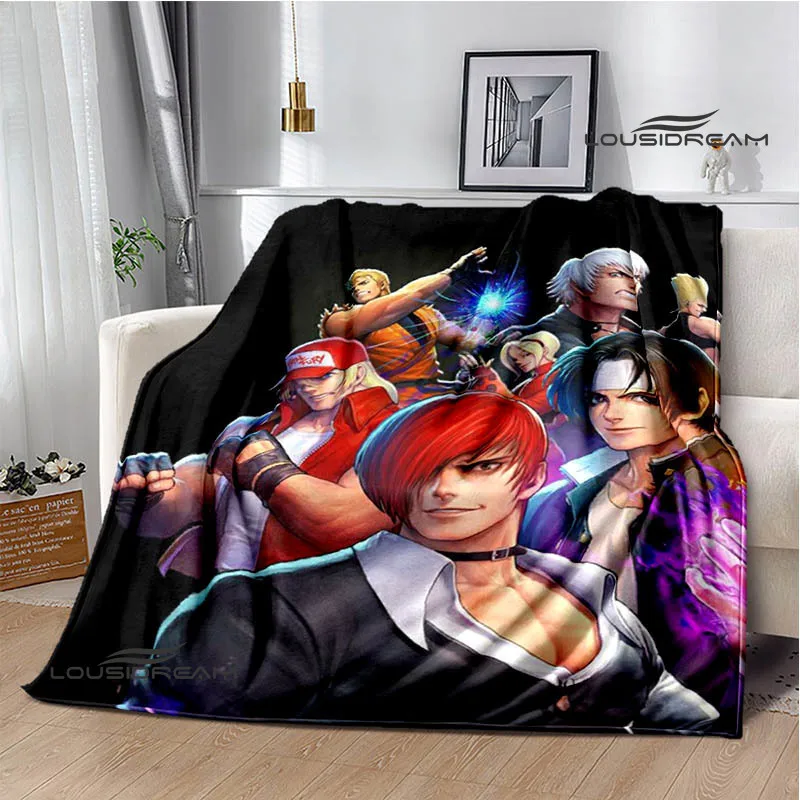 3D game KING OF FIGHT Cartoon printed blanket Warm Flannel blankets Soft and comfortable blanket bed linings Birthday Gift