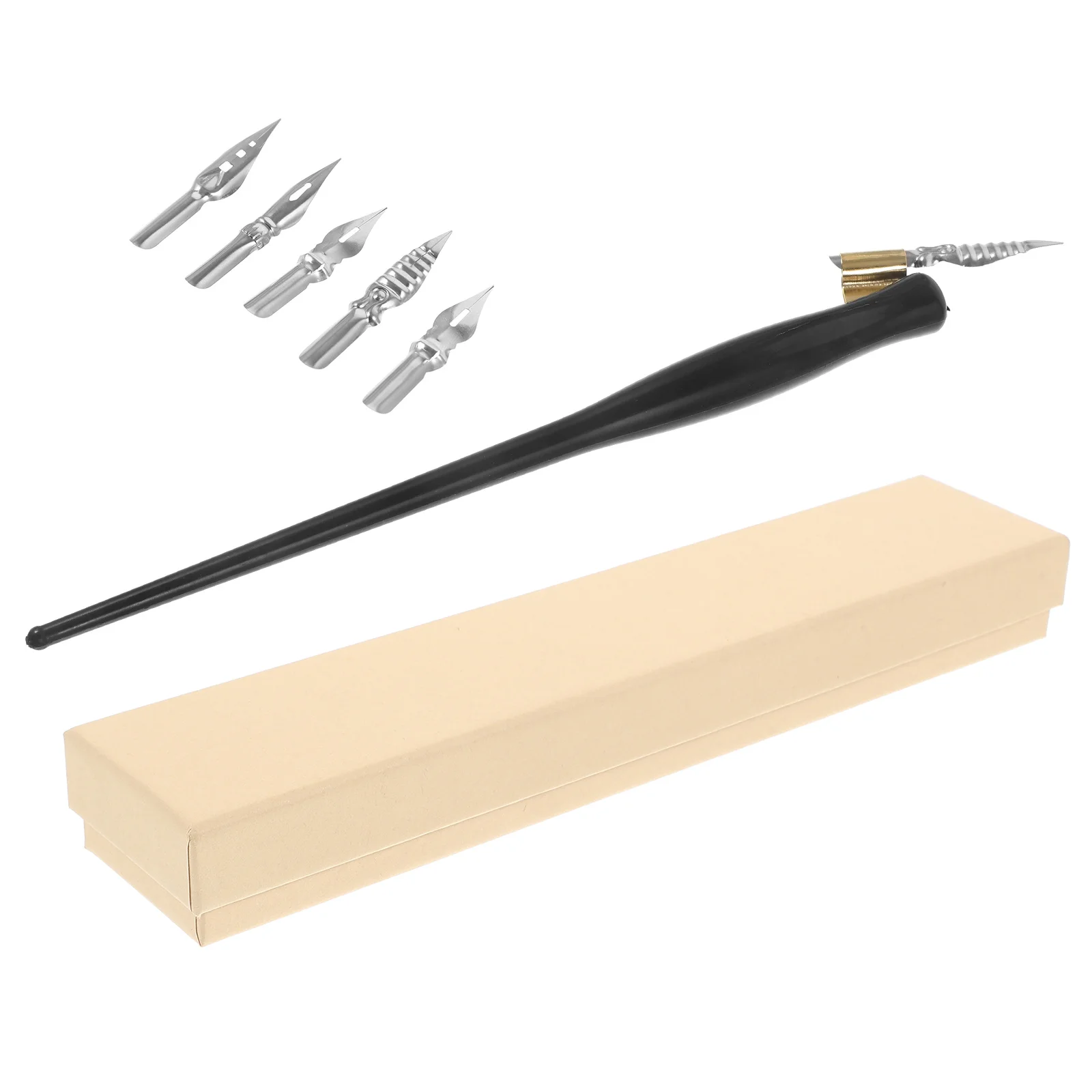 1 مجموعة اليدوية خمر تراجع القلم القوطية الفن شقة رئيس بنك الاستثمار القومي لممارسة الخط المحمولة توقيع الرسم اللوحة خفيفة الوزن