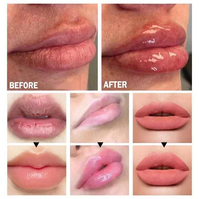 Instant Volumising Lip Plumper Oil Lip Enhancer Lip Gloss Plumping Serum Moisturizing Anti-Wrinkle Lipstick Sexy Lip Care Makeup