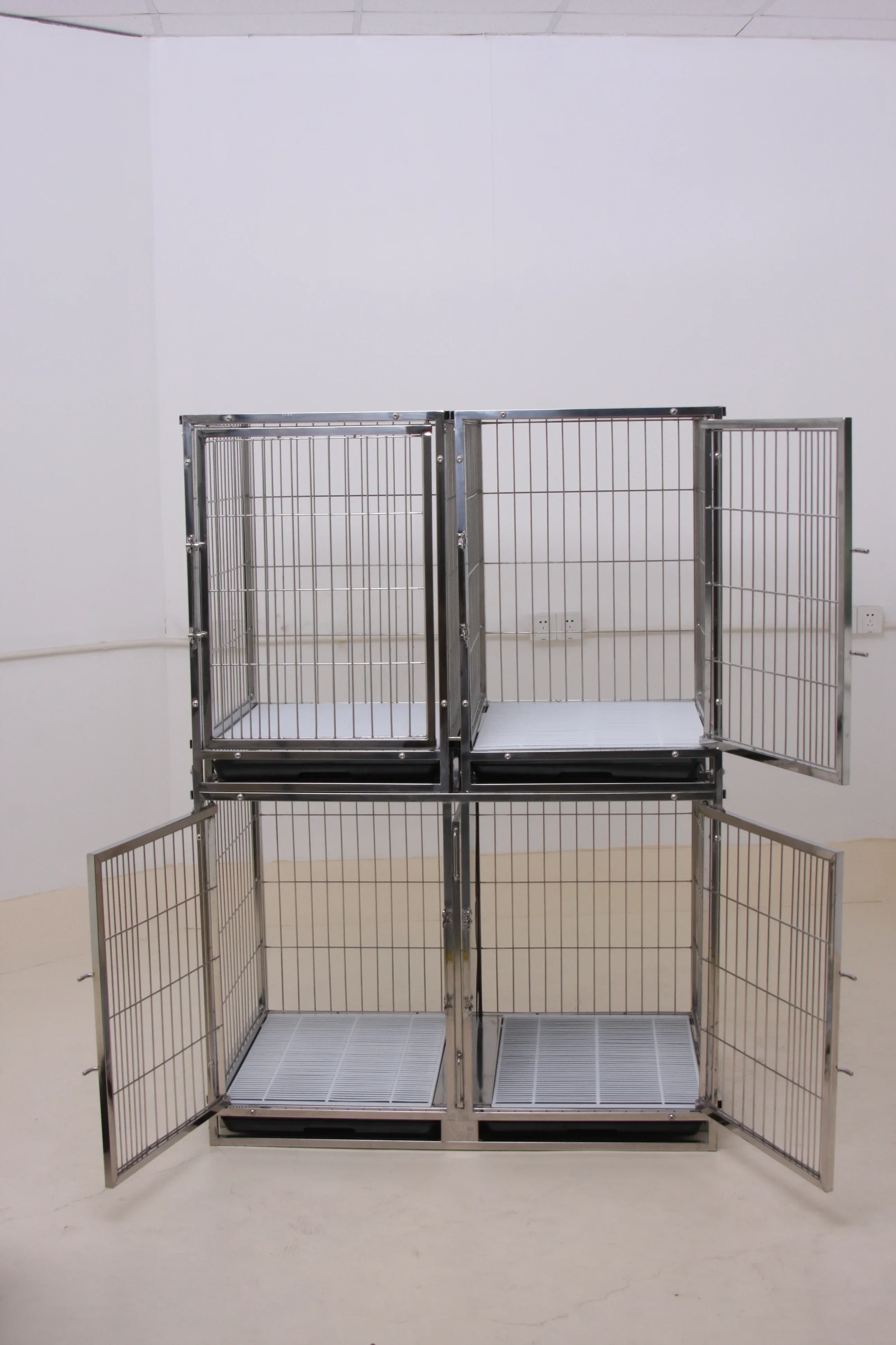 503SS Pet Cage Carriers Cat Cage Animal Kennel Stainless Steel