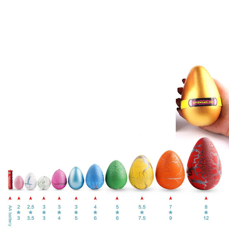 Cartoon Dinosaur Eggs Hatching Toys Soak Water Expansion Growth Animal Breeding Process Kids Early Education Educational Toys