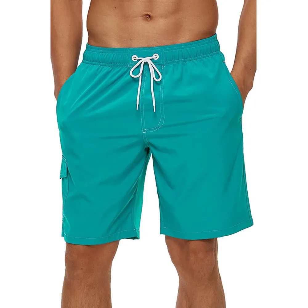 Pantalones cortos de playa de verano para hombre, bañadores forrados de malla, pantalones cortos de tablero, traje de baño, ropa deportiva