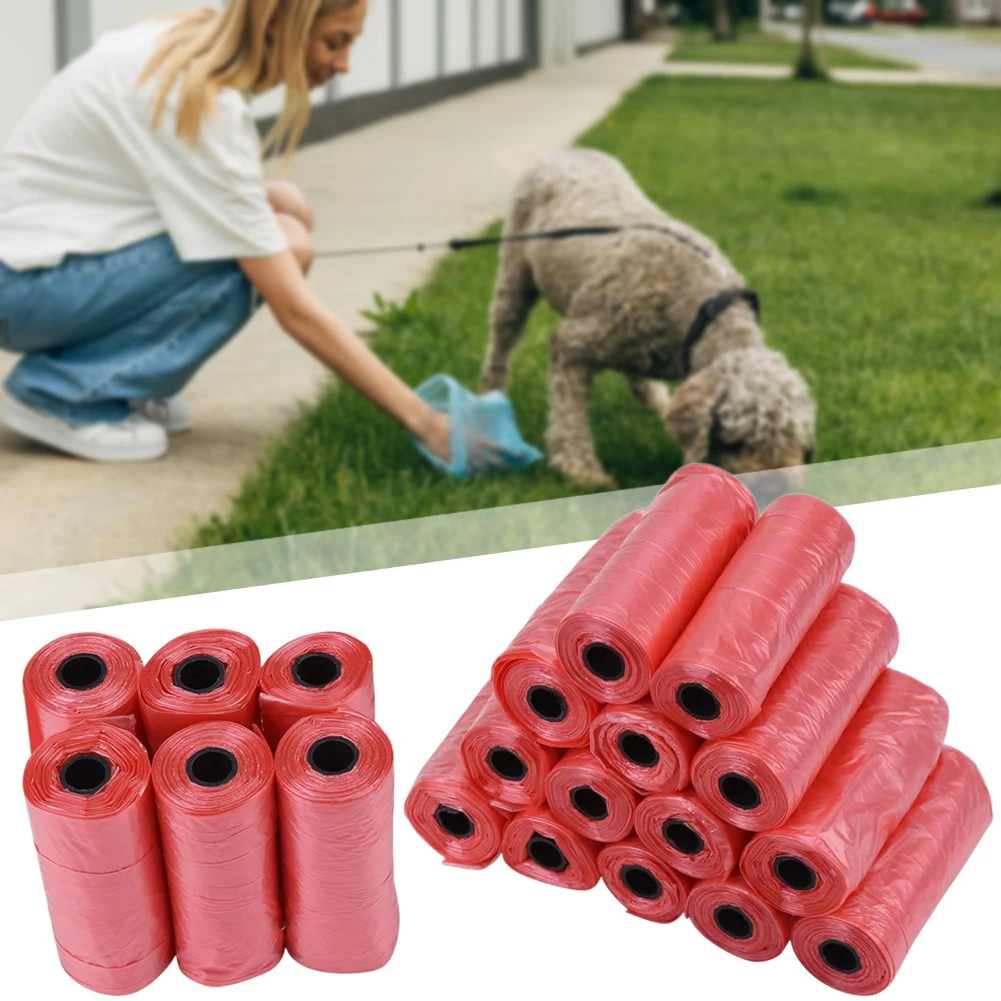 20 Roll Dog Poo Bags,Easy Tear Trash Garbage Bags,Thick Leakproof 0.8mm Cat Pets Waste Collection Bag,Large Capacity Waste Bags
