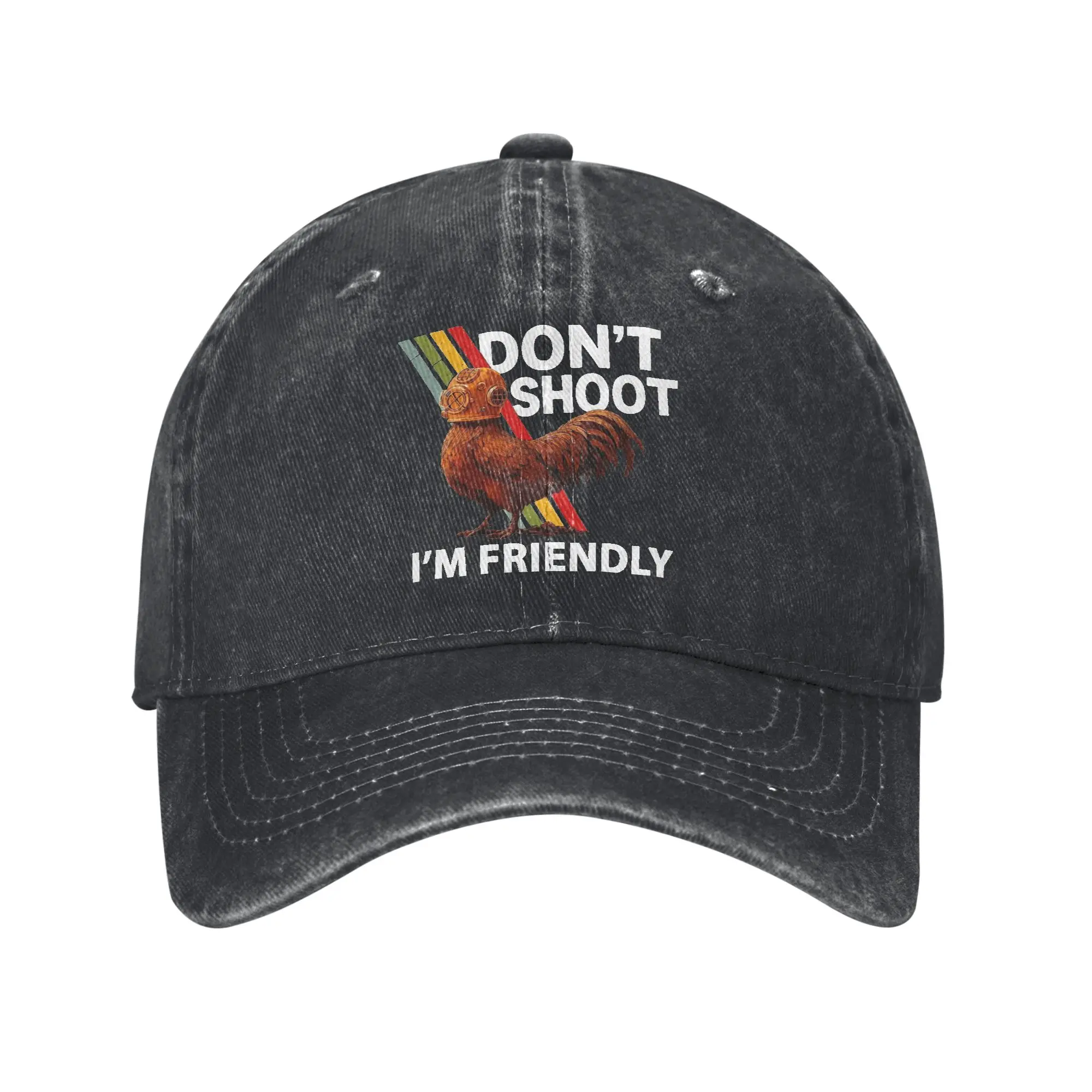 Arc Raiders Don't Shoot hombres mujeres gorras de béisbol sombreros de algodón desgastados gorra de moda al aire libre correr Golf regalo gorra Snapback