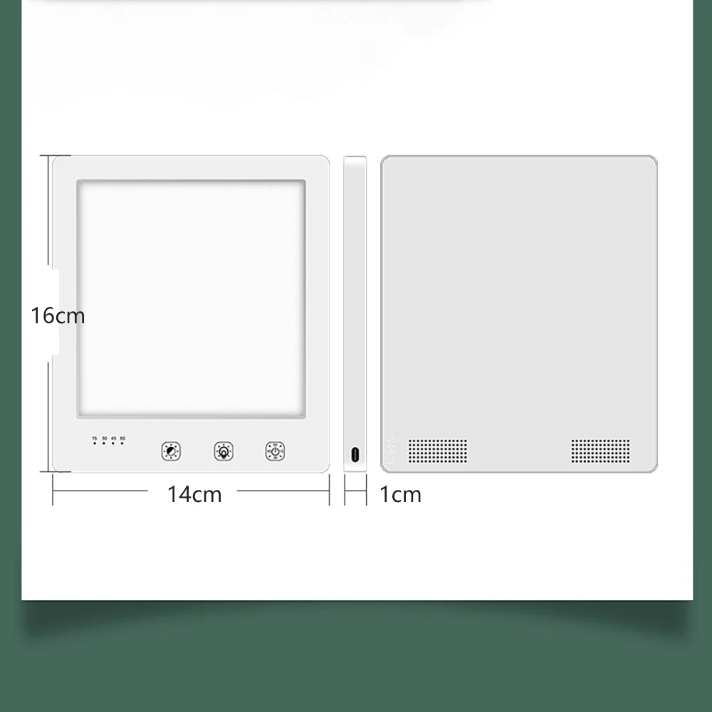 SAD LED 광선요법 조명, 생체 공학 일광 정서 장애 USB 램프, 릴리프 리스리스 피로 요법 조명, 터치 버튼