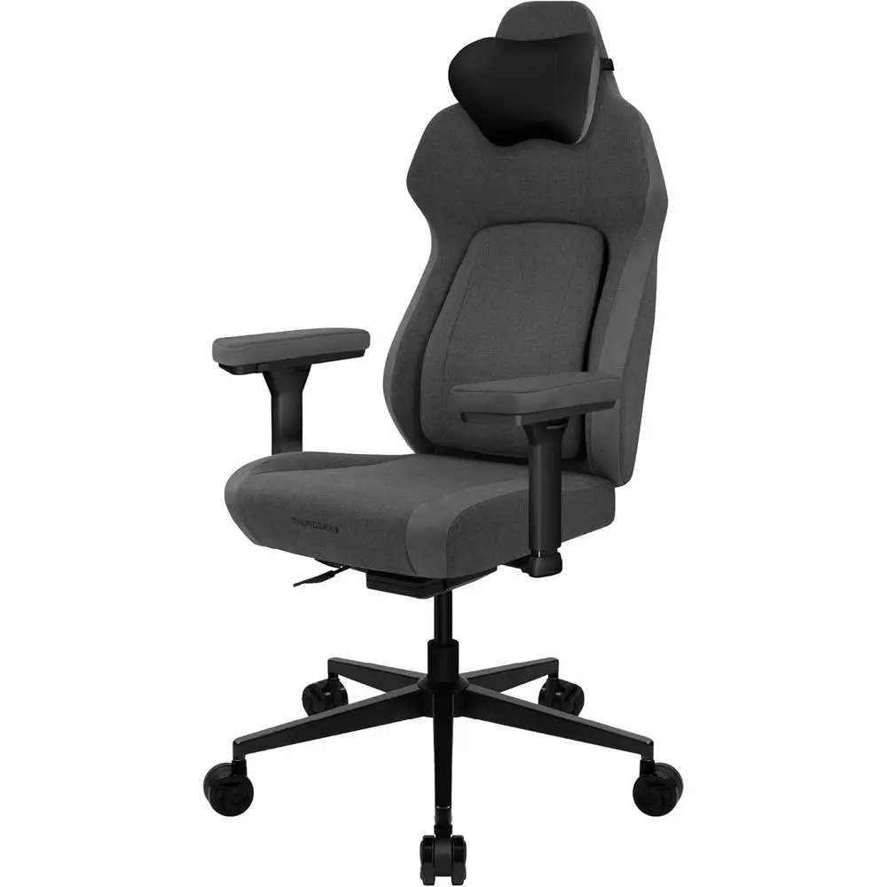 

Ergonomic Gaming Chair with Auto Lumbar Support, 3D Armrests, Fabric Cover,