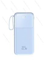Super fast charging with its own cable, power bank, portable and large-capacity 20,000 mAh mobile power supply.