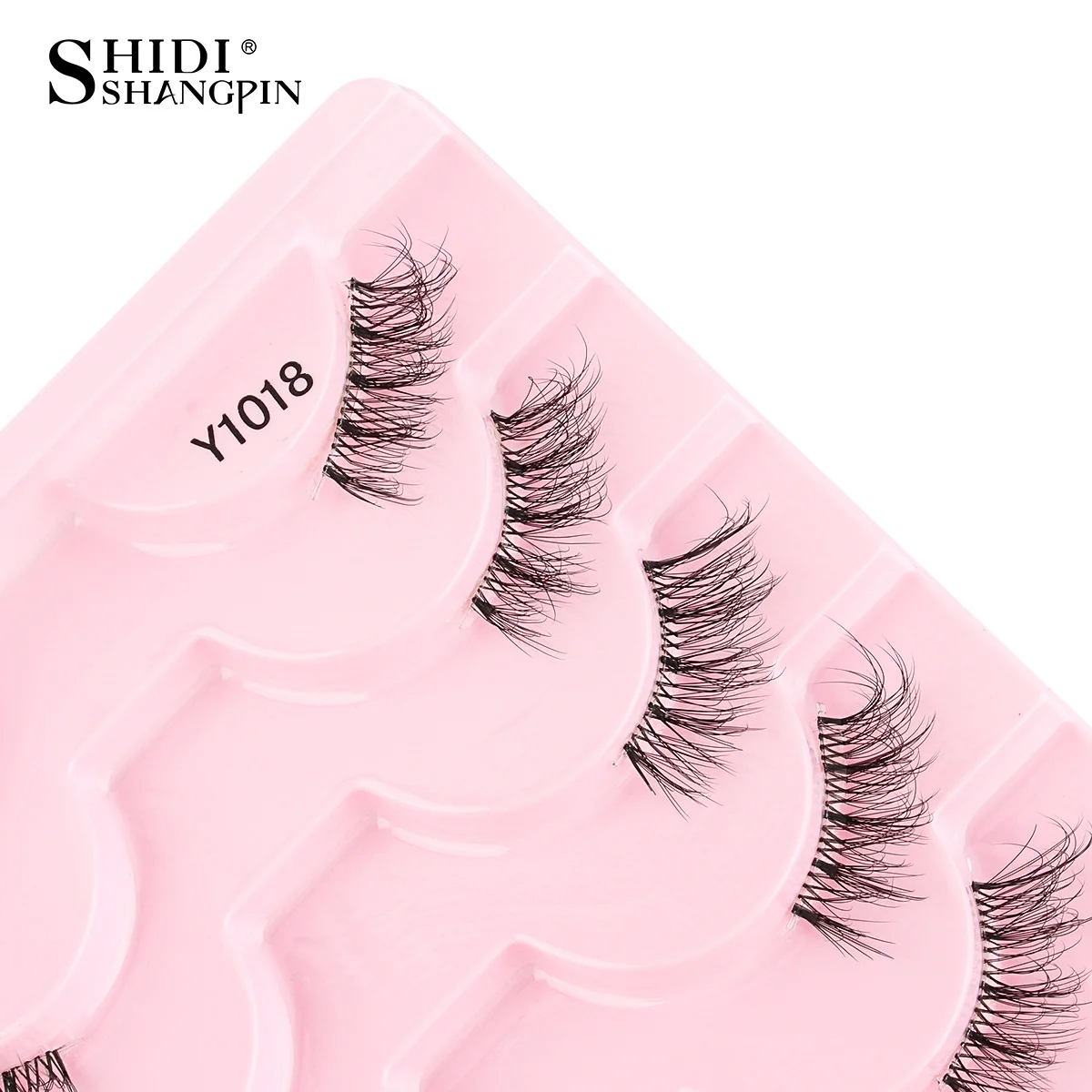 Neue Halbe Wimpern Falsche Wimpern 5/10 Paar 3D Nerz-Wimpern Natürliche Wimpernverlängerung Katzenaugen-Wimpern Make-up Faux Cils Fox Lash – Detail 36
