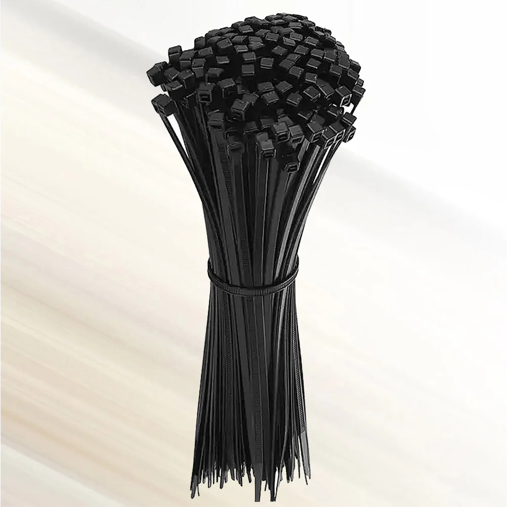 

1000pcs 3X200Mm Self-Locking Nylon Cable Ties Weather Resistant Flexible Wire Zip Ties For Outdoor Indoor Bundle Organizing