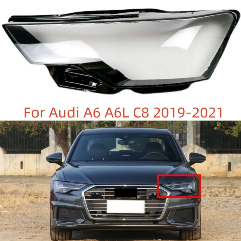 for-audi-a6-a6l-c8-2019-2020-2021-car-front-lens-cover-replacement-glass-headlight-lampshade-clear-headlamp-car-accessoires