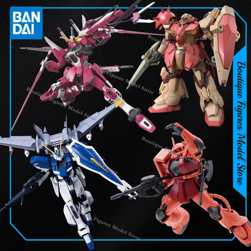 

Bandai Original GUNDAM HG JUSTICE MESSER WINDAM MS-06S ZAKU2 Action Anime Figures Assembly Model Collection Gift Kids Toys