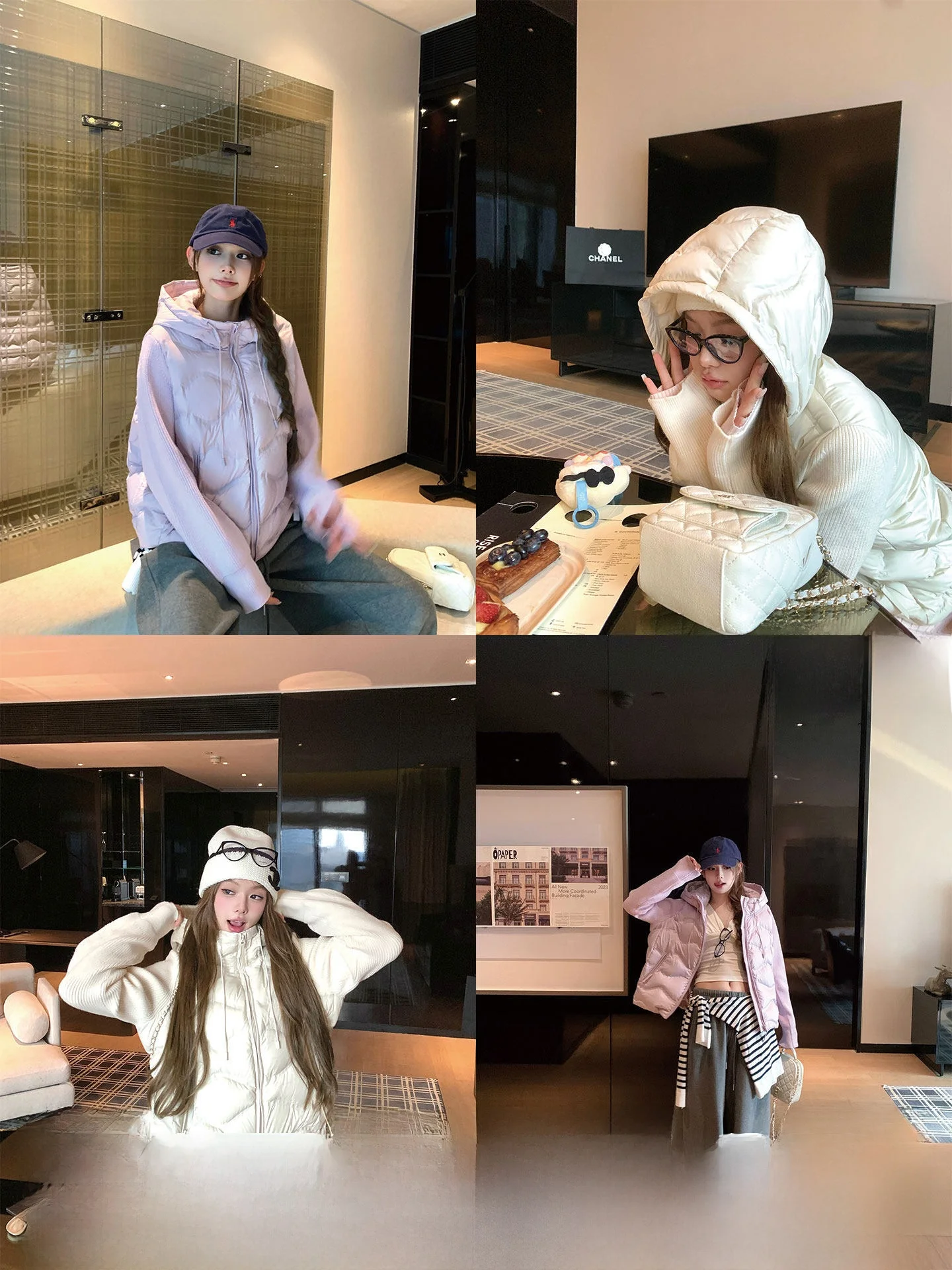 

Женская осенне-зимняя теплая вязаная куртка Cloud Velvet Puff с капюшоном, приталенный крой, повседневный стиль, стандартная посадка