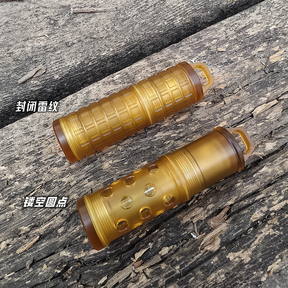 

EDC Titanium Alloy PEI Paracord Perfume Storage Box EDC Toys Outdoor Tools