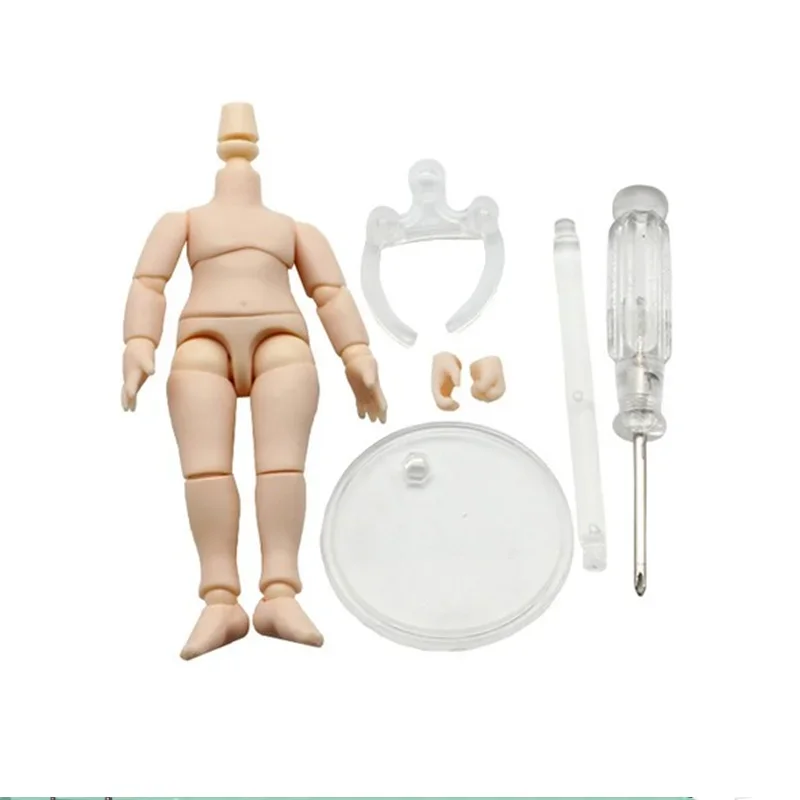 Obitsu 10.5CM 인형 YMY Body Spherical Joints GSC 헤드에 적합한 멀티 스킨 인형 바디 Ob11 BJD 인형 바디 액세서리 핸드 