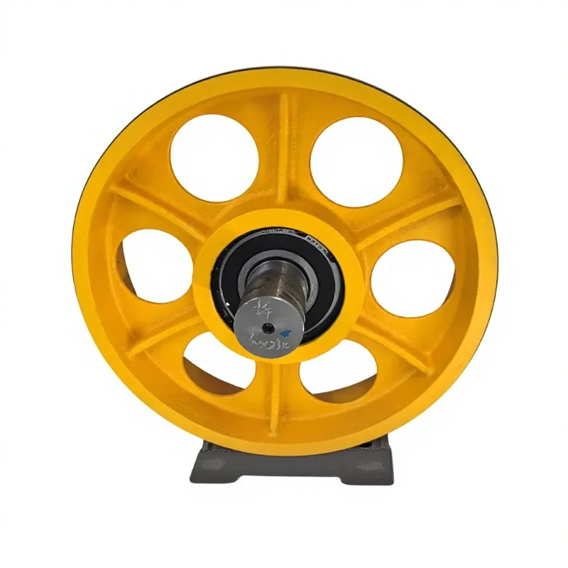 Elevator guide wheel and car top wheel accessories, metal elevator pulley