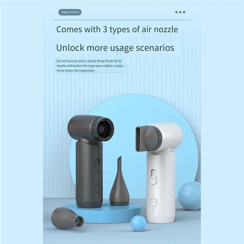 BAAU مروحة تربو في الهواء الطلق مروحة تربو محمولة 80000 دورة في الدقيقة سرعة قابلة للتعديل بلا حدود المحمولة عالية السرعة مروحة تربو عنيفة #4