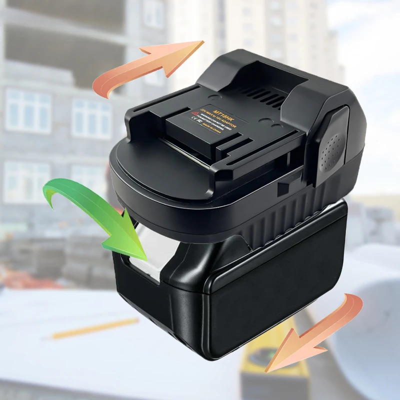 Conversor de Adaptador de Bateria Mt18hk Makita Converter para Hitachi Hikoki 18v Li-ion Batttery Ferramenta Elétrica Bl1840 Bsl1850 Bl1860b