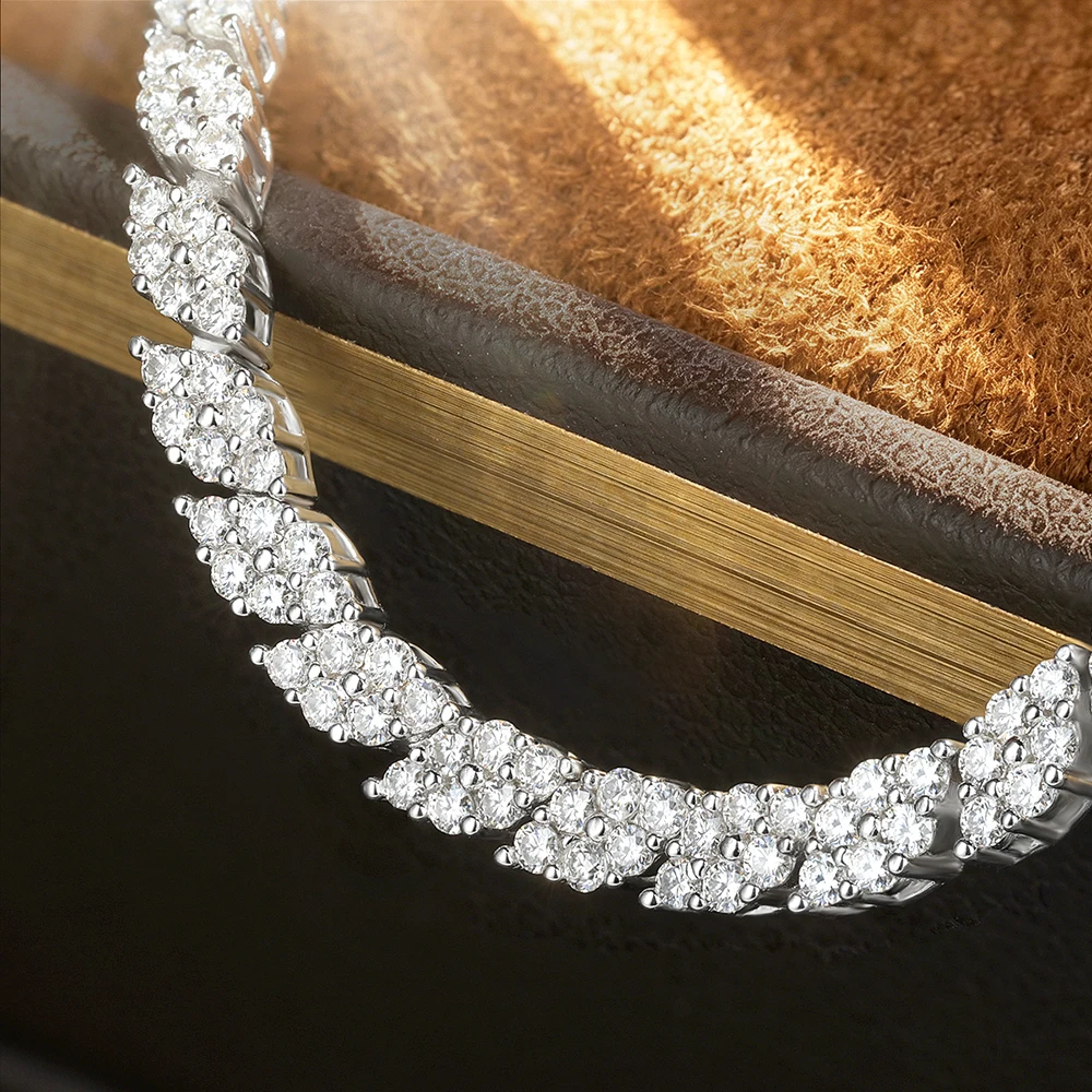 Thumbnail 2 - #65 Cheap Moissanite Tennis Bracelets Worth Buying