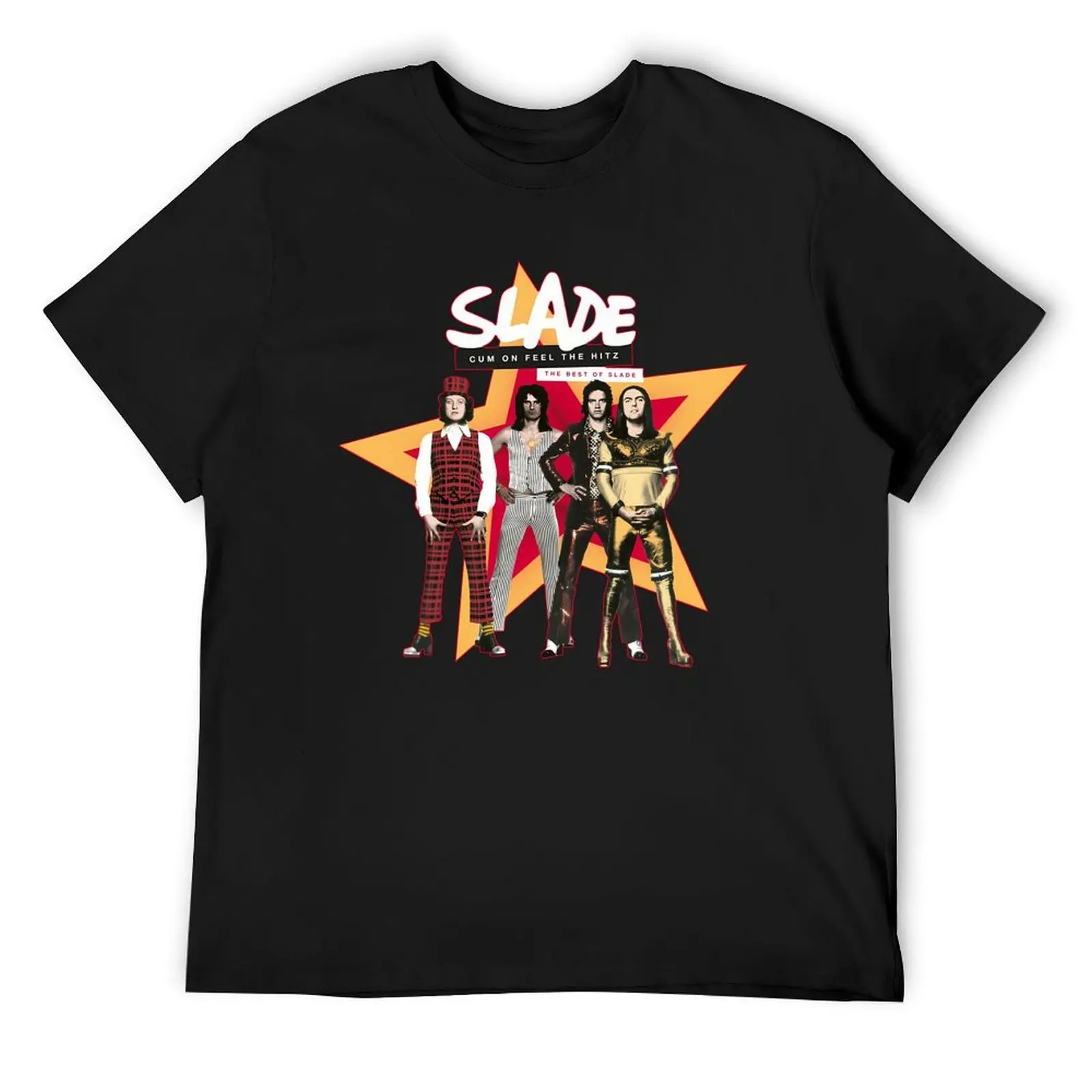 

Футболка Slade Rock Members, одежда больших размеров, летние топы, футболка с рисунком, винтажные мужские футболки