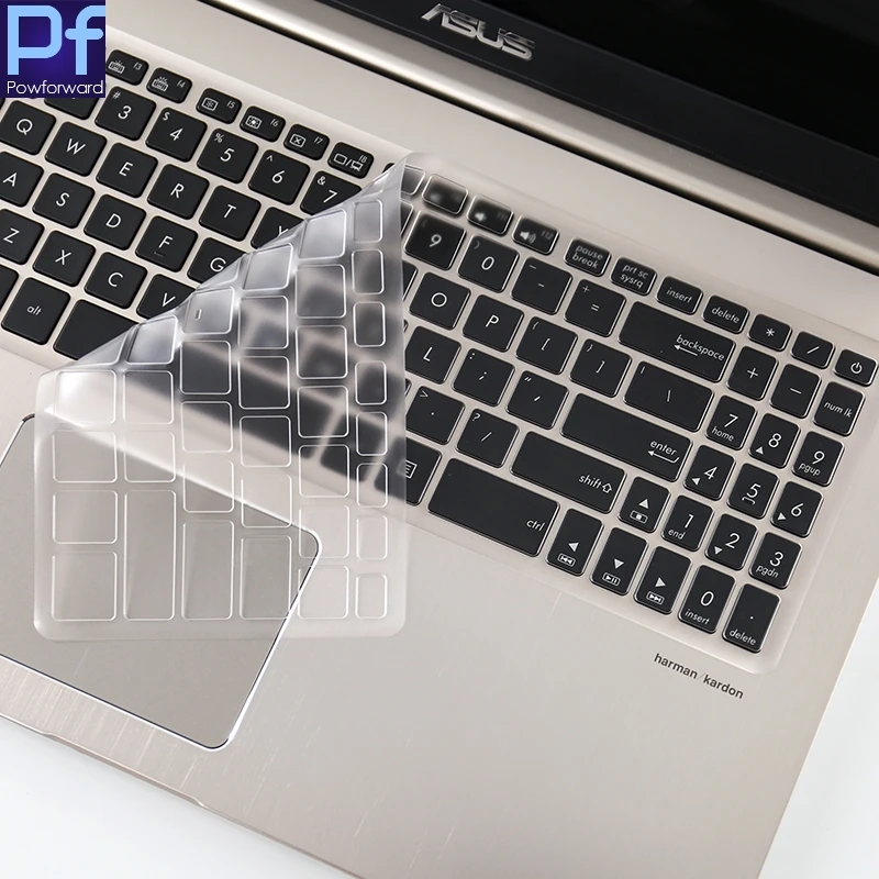 15.6 inch TPU Keyboard Protector Skin Cover for Asus NX580 NX580VD NX580VD7700 NX580v N580v  For Asus VivoBook Pro N580VD / M580