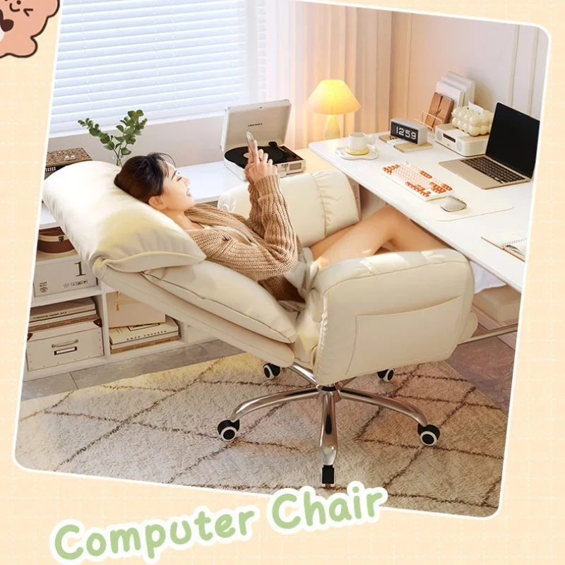 

Soft Comfortable Ergonomic Office Chair Lumbar Support Mesh with 4D Adjustable Armrest Headrest Recliner Leisure Chair Recliners