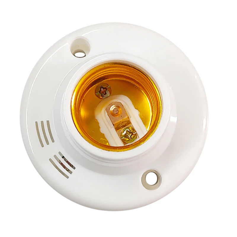 E27 Base PIR Motion Detector Wall Lamp Holder Socket LED AC220V Automatic Human Body Infrared PIR Sensor Bulb Light