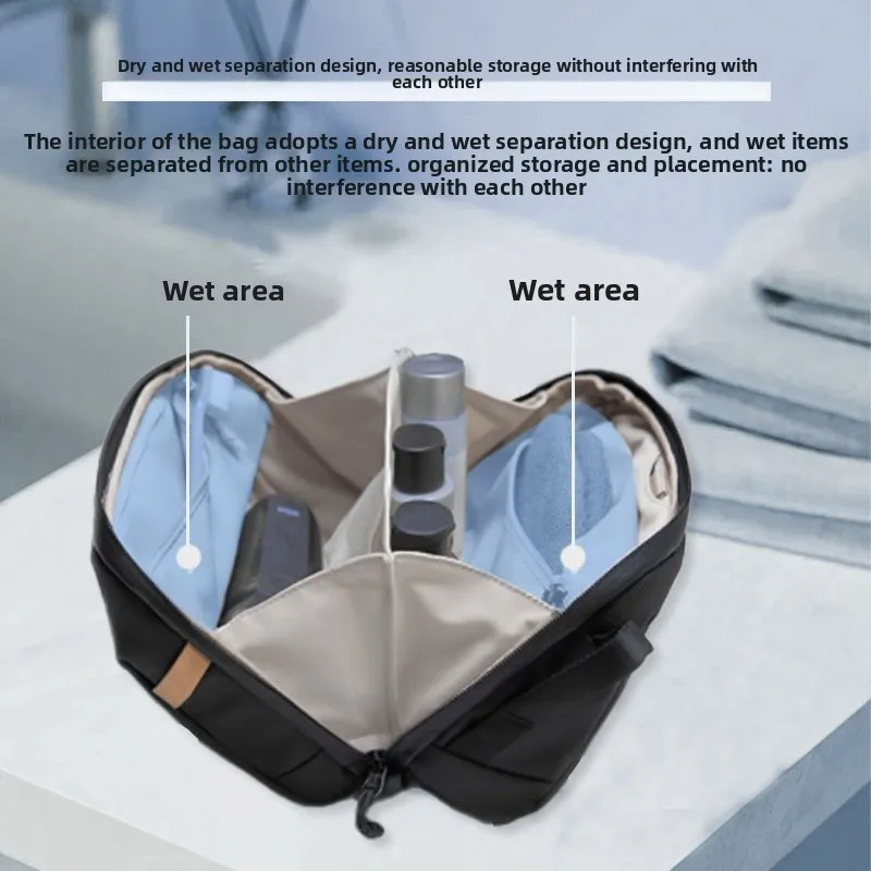 Hot Selling Toiletry Bag, Portable Travel Bag, High-end Feeling, Waterproof, Large Capacity Wall Hanging Makeup Storage Bag