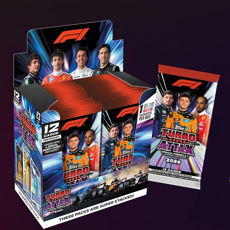2026 Topps Turbo Attax F1 Star Card Racing Card Peripheral Driver Collection Card Blind Box