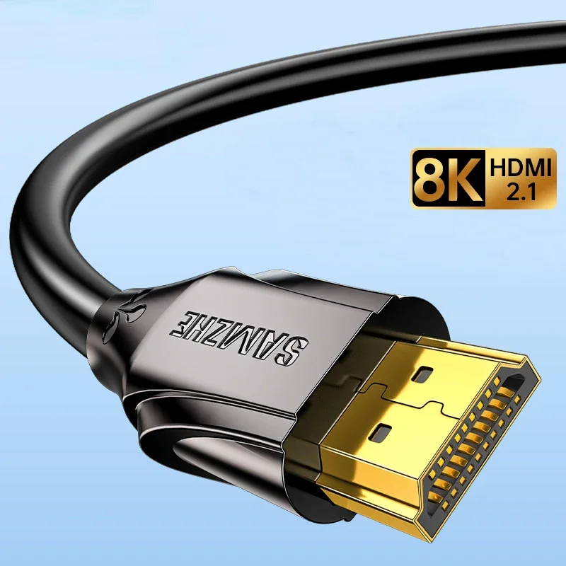 SAMZHE 8K HDMI-kabel 2.1 Ultra High Speed 48Gbs gecertificeerd voor PS5 TV Box HUB 8K @ 60Hz HDMI2.1 48Gbps eARC Dolby Vision HDMI