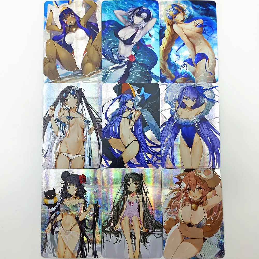 

9Stks/Set Anime Game ACG Fate Grand Order Kawaii Flashcards Game Anime Collection Card Gift Toys