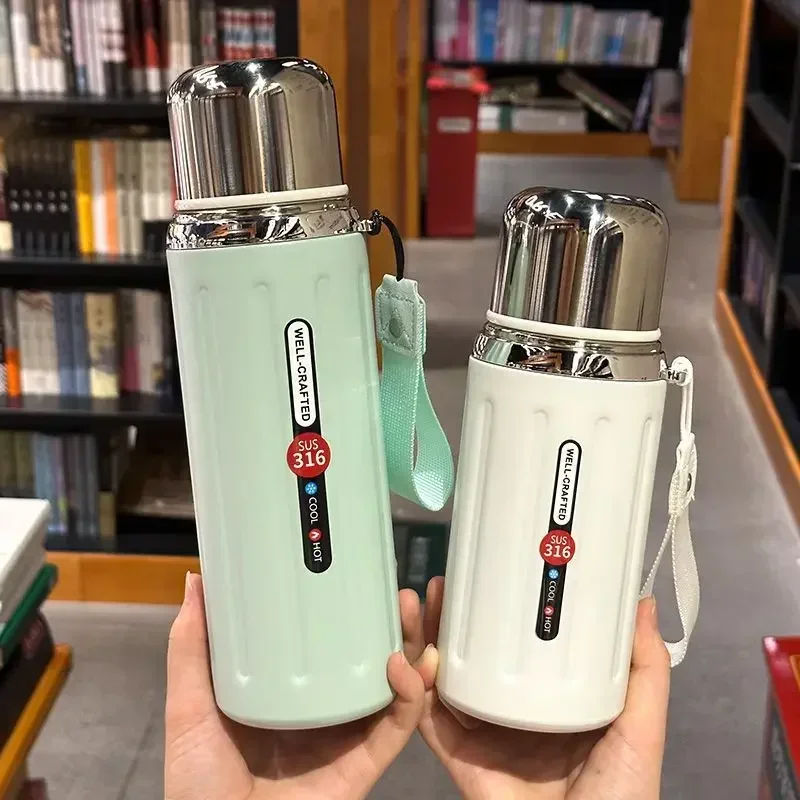 800 مللي ترموس تفريغ معزول زجاجات مياه السفر أكواب حرارية للمشروبات الساخنة والباردة الصيف الشتاء درينكوير الهدايا