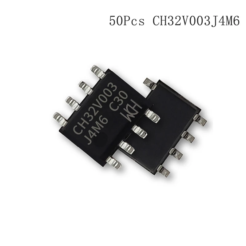 WCH 50 Teile/los CH32V003 Industrietaugliche MCU, RISC-V2A, Single-wire Serial Debug Interface, System Frequenz 48 MHz 4