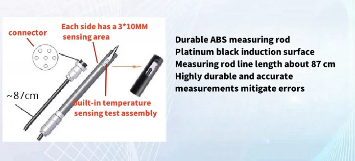 AZ quality products series PH conductivity measurement of dissolved oxygen measuring stick, PH electrode probe/DO/TDS measuring