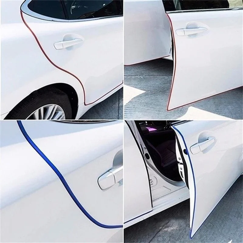 U type universal car door protection edge guards trim trip styling moulding strip rubber scratch protector for car-styling