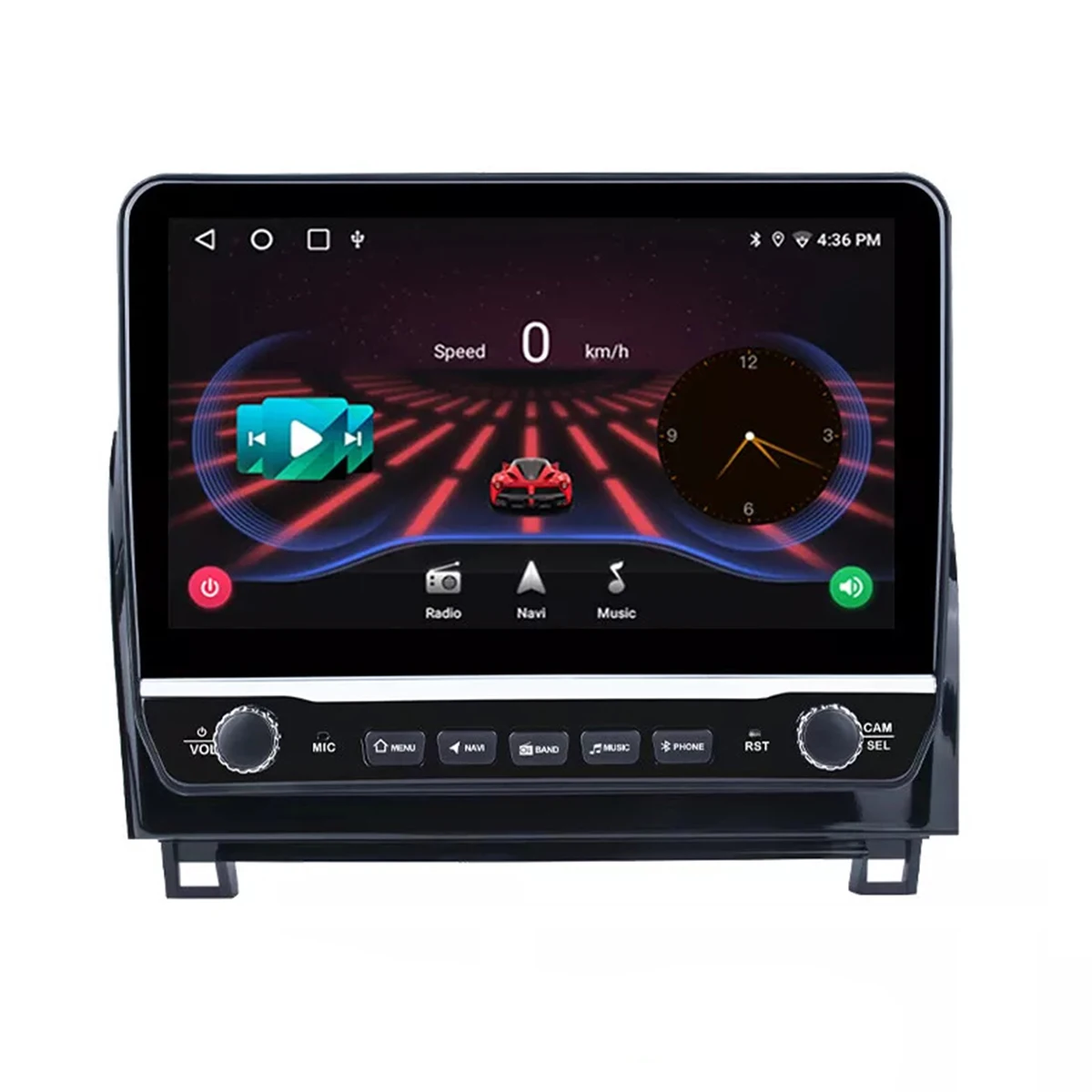 10”  Android 14 For T oyota T undra 07-13 Sequoia 08-18 Car Stereo Radio CarPlay Navigation GPS 2din  WIFI BT Multimedia Player