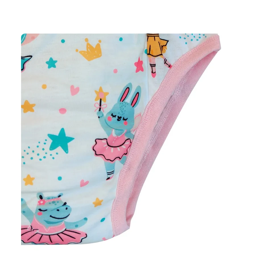 Pink dancing ballet bunny Waterproof Adult Baby Traning Pants DDLG pannolini riutilizzabili pannolini per adulti Aloth Potty Underweaer mutandine