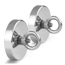 D16~D42mm Super Magnet Strong Super Powerful Neodymium Magnets N35 Magnetic Fishing Magneat Magnetti Neomidium Imans Sea
