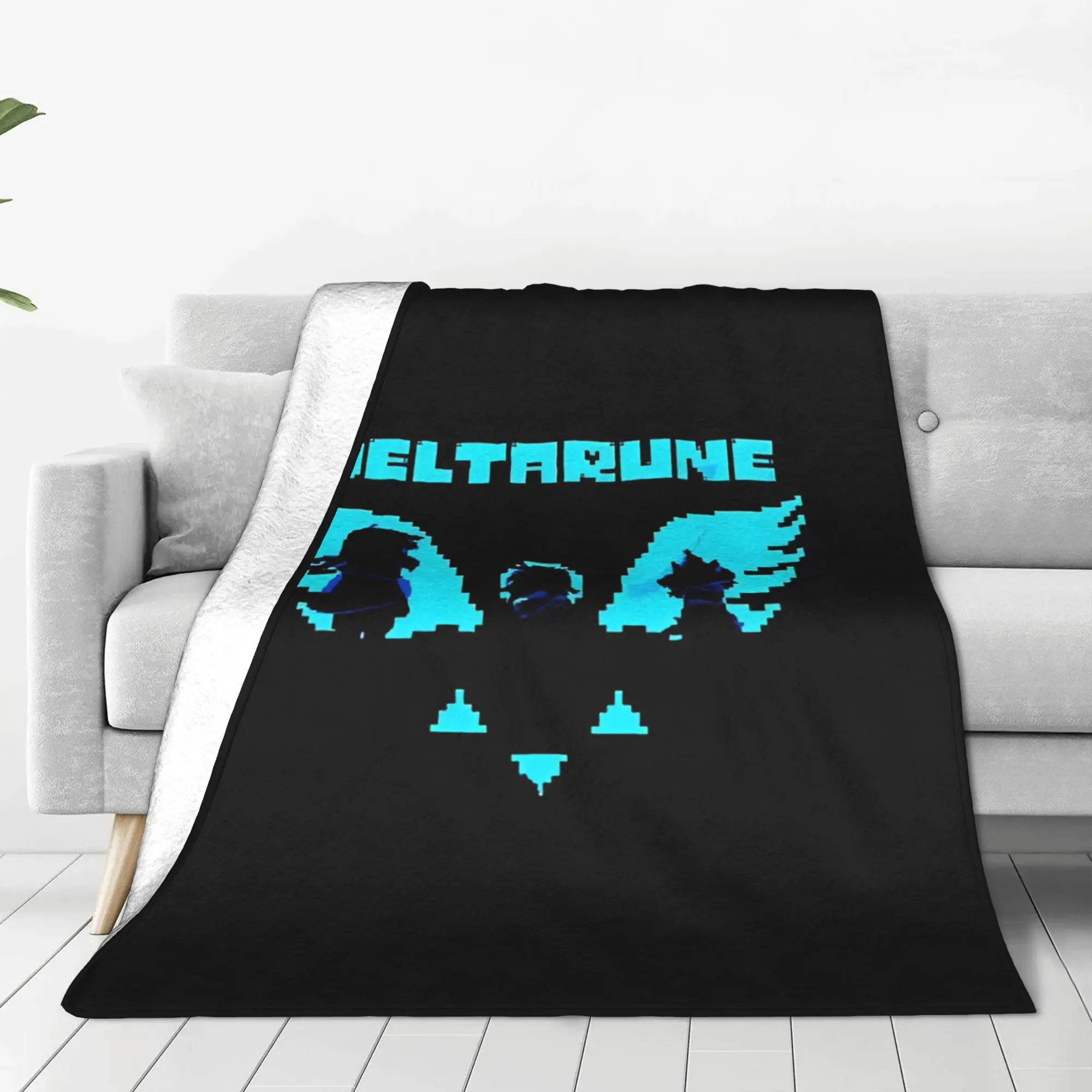 1PC Home Cute Room Decor Gothic Fantasy Creature  Blanket Throw Blanket Deltarune Novelty Warm Blanket All Season
