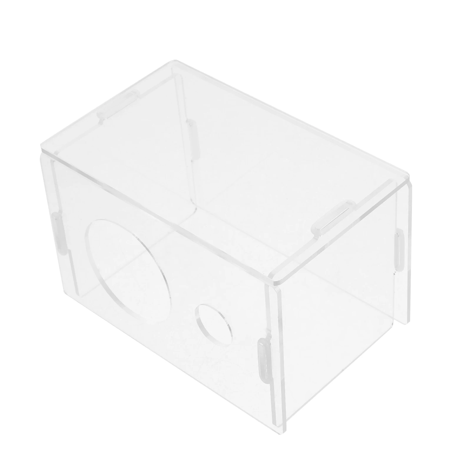 

Hamster Transparent Hiding Place Small House Cute Acrylic Hideouts Guinea Pig House Habitat Easy Clean Sunlit