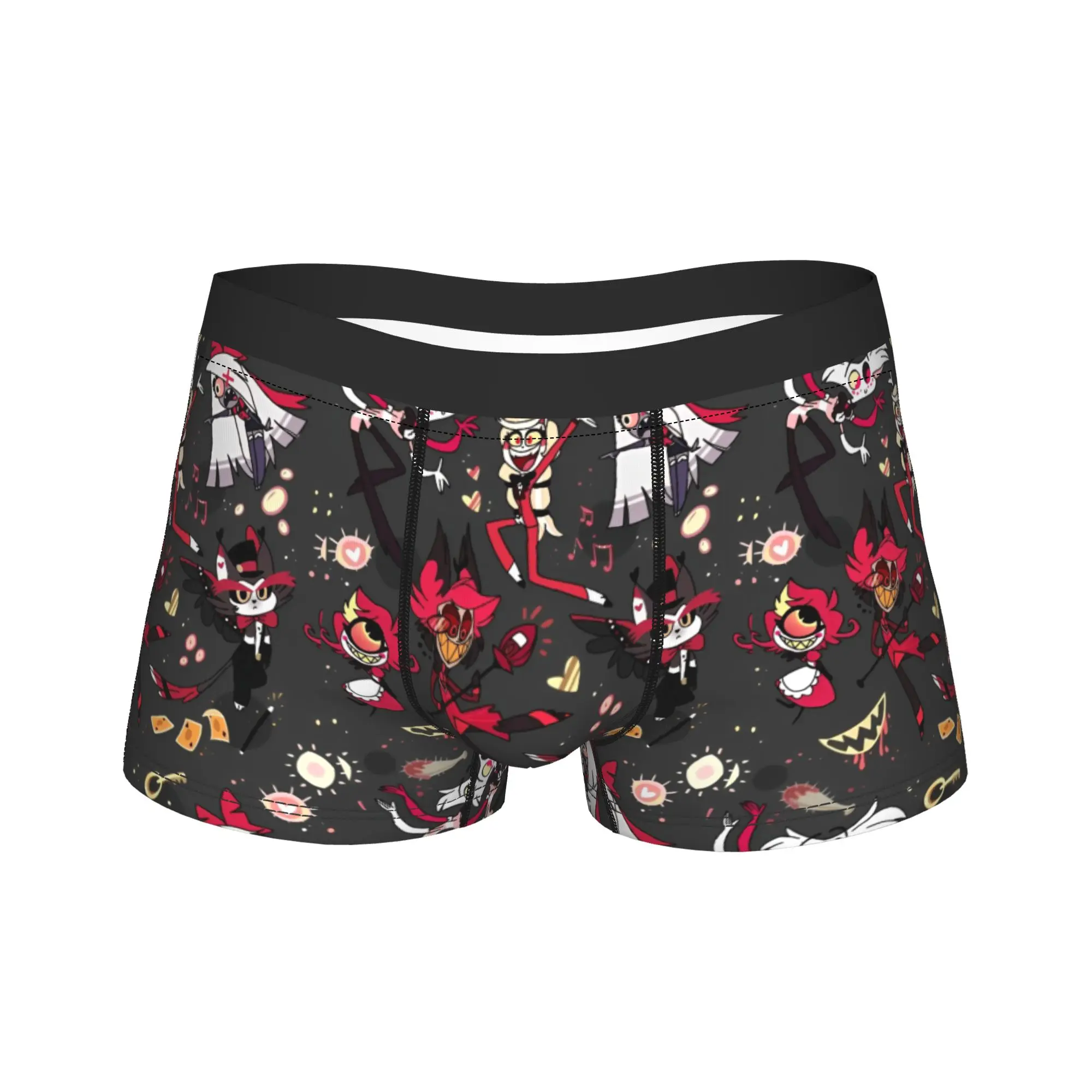 

VOX H-Hazbin Hotel Alastor Game Underwear Print Boxershorts Trenky Male Panties Comfortable Shorts Briefs Gift