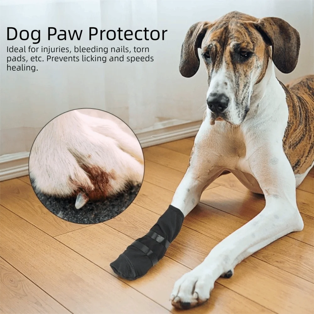 

Waterproof Dog Paws Protective Cover Adjustable Breathable Wound Recovery Boot Anti-licking Pet Protective Footwear
