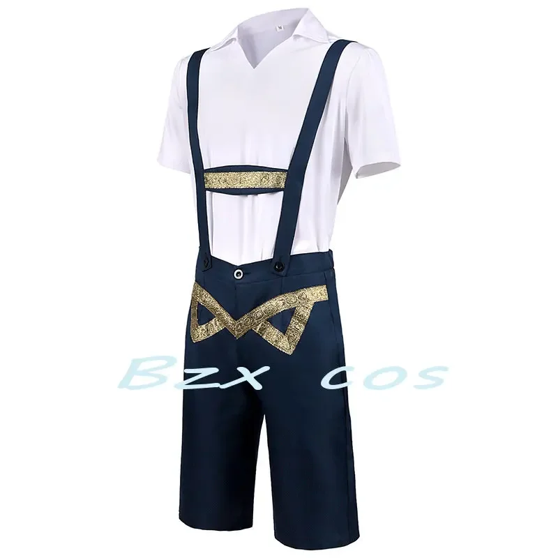 Lederhosen Bavarese Cosplay Oktoberfest Costume Cosplay Octoberfest Beer Festival Costumi Halloween per bambini Ragazzi Costume da birra