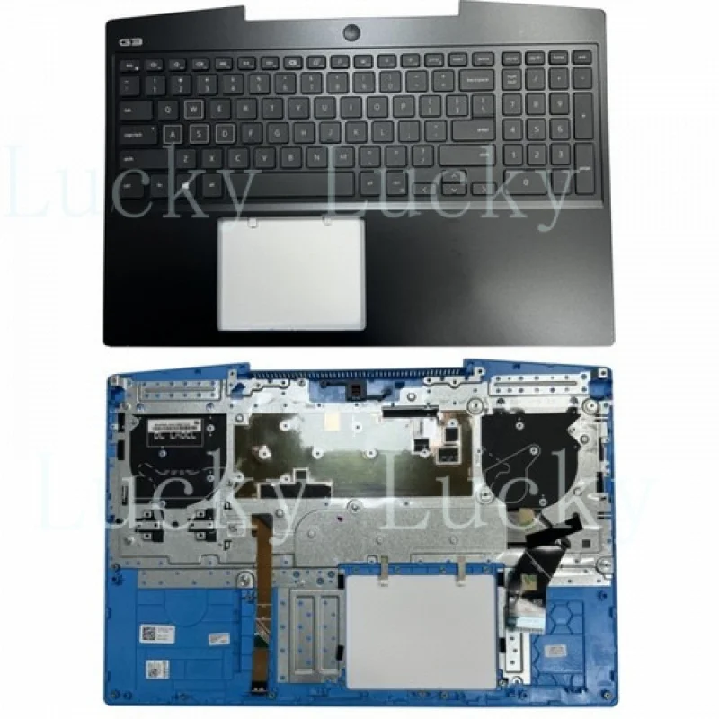

f For Dell G3 15 3590 P89F Upper Palmrest Cover Keyboard RGB Colorful Backlight