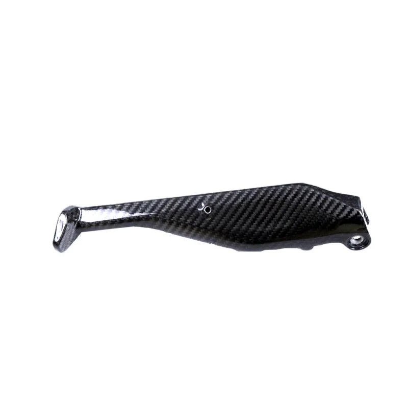 Acessórios aplicáveis para motocicleta 18+ Panigale V4/V4S Estrutura de suporte lateral de pé pequeno de fibra de carbono modificada