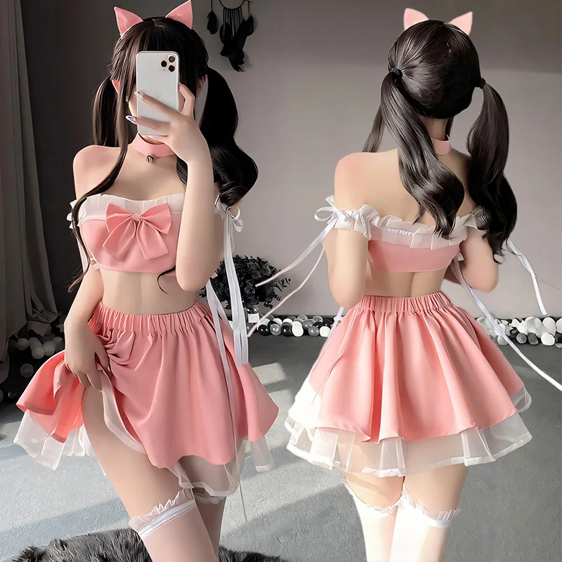 

Hot Sexy Lolita Cat Girls Cosplay Costumes Women Cute Maid Uniform Nightclub Party Wear Anime Role Play Outfits Sex Porn Clothes