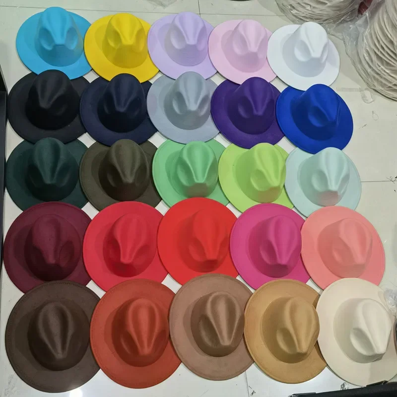 Fedora Hat Women Hat Winter Luxury Man Hats for Women Fashion Formal Wedding Decorate Camel Panama Cap Fedoras sombrero hombre