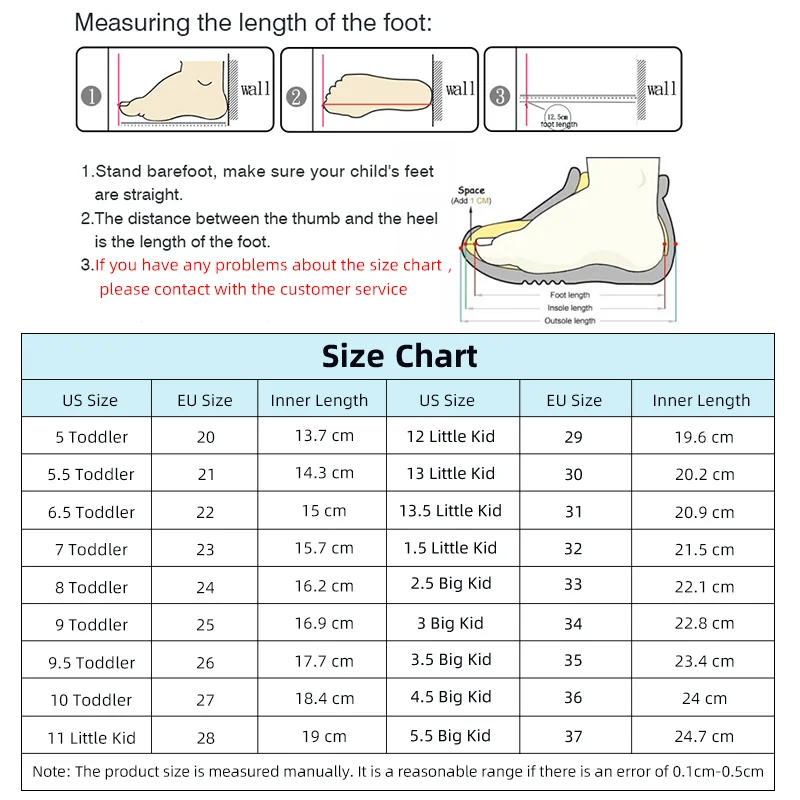 Princepard Children Orthopedic Sandals for Flat Feet Kids Summer Corrective Shoes with Thomas Sole High Back and Arch Support