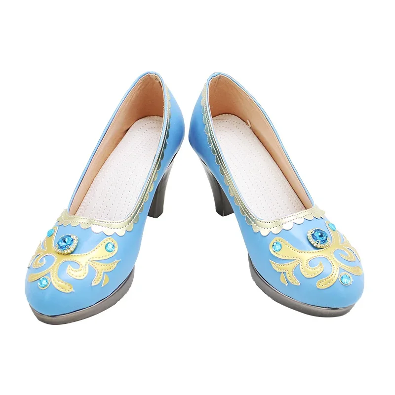 Melly Plinius Scarpe Cosplay Gioco Identità V Entomologo Sophia Cosplay Prop Scarpe in pelle PU Stivali di Halloween Realizzati su misura