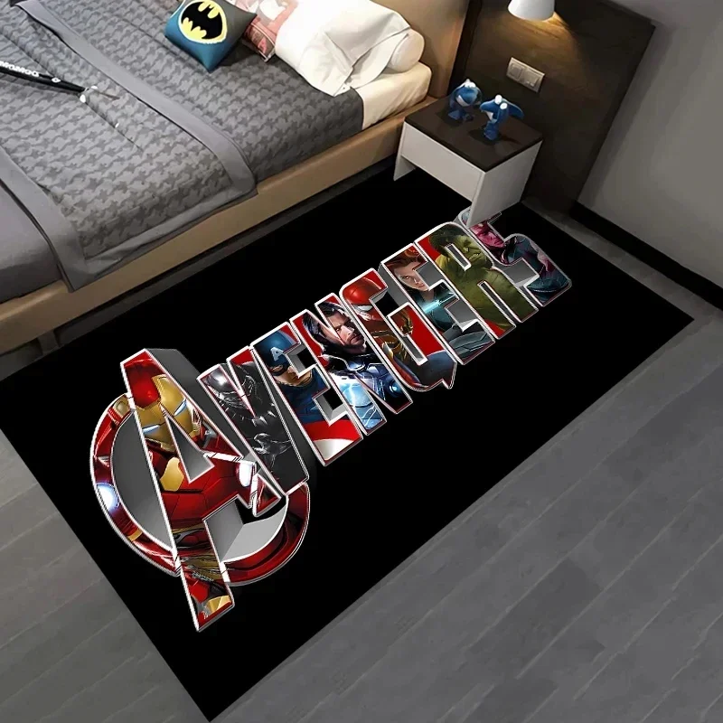 MINISO DISNEY Disney Avengers Marvel Carpet Yoga Living Room Decor Children's Crawling Doormat Area Rug Games Washroom Floor Mat