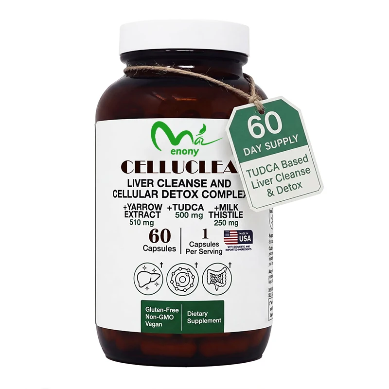 

Liver Cleansing and Recovery Complex, Yarrow Extract and Milk Thistle, 60 capsules, non GMO, vegan